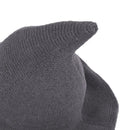 Halloween Witch Hat Modern Knitting Cap Party Outfit Accessories Dark grey