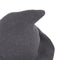 Halloween Witch Hat Modern Knitting Cap Party Outfit Accessories Dark grey