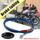 900mm Motorcycle Braided Steel Hydraulic Reinforce Brake Oil Hose Line Tube