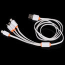 New universal 4 in 1 USB cable multi charger line for mobile phone 3C
