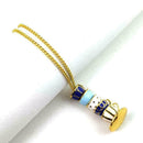 Women Long Necklace Enamel Glaze Cup Pendant Sweater Nice Accessories M5W3 H8M2