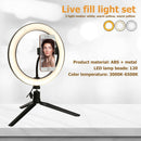 USB Powered LED Selfie Ring Light Live Studio Photography Phone Fill Lamp