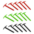 5Pcs/Pack 14.5cm Plastic Tent Peg Nail Tent Stakes for Outdoor Camping Red