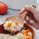Teak Wood Spoon Natural Solid Wood Rice Spoon Wooden Rice Paddle Big Potato M3C8