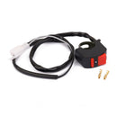 Motorcycle ATV Bike Handlebar On OFF Kill Switch Hazard Spot Headlight