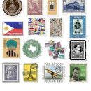 50x Retro Stamp Stickers Skateboard Laptop Luggage Guitar Motorcycle DecalsJR