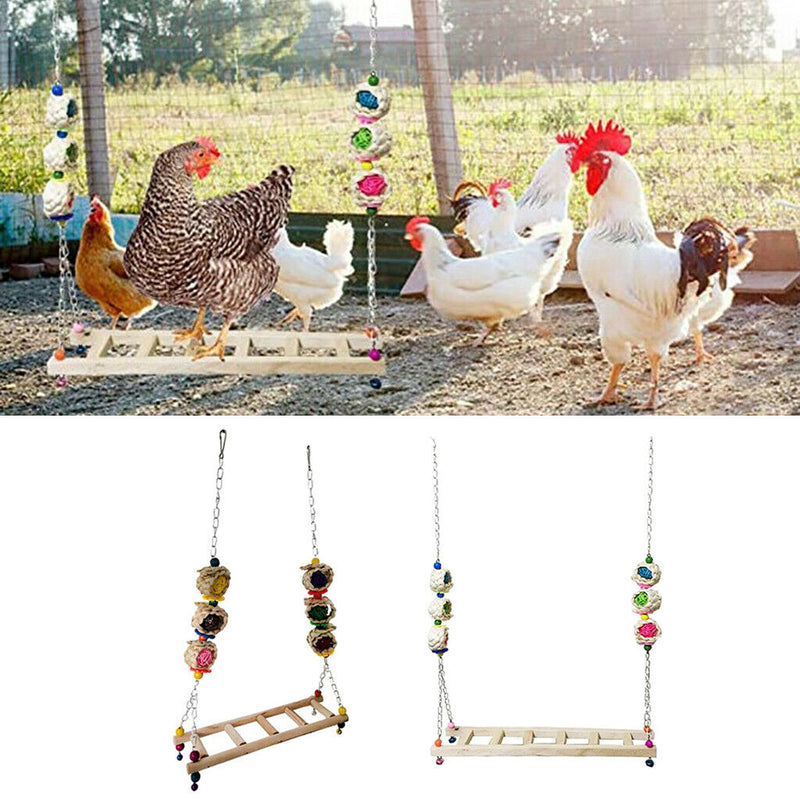 Set of 3 Chicken Ladder Perch Stand for Chicken Rooster Hens Large Birds
