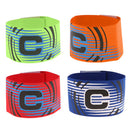 4 Pieces Sports Captain Armband Adjustable Lead Arm Band For Senior Adults Ruggy