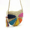 Shoulder IG8S Women Bag Bag Multicolored Straw Beach Handbag Semicircular Bags