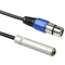 Pin Plug 6.35Mm 1/4 Inch Trs To Xlr Male To Female Cable 3 Pin Female Socke