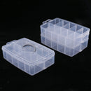 3 Layer Stackable Clear Plastic Jewelry Beads Box Organizer Storage