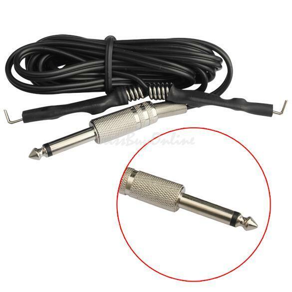 1 x New Clip Cord For Gun Ink Tip Machine Tattoo Power Supply K1B