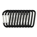 Aluminum Alloy Carabiner Clip 1.9 Inches Carabiners Spring Snap Hook Keyrin N2O1