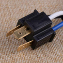 2x H4 Ceramic Wire Wiring Headlight Harness Socket Connector Adaptor Plug