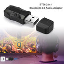 BT06 2 in 1 Bluetooth 5.0 Music Receiver Wireless Audio Handsfree Adapter