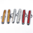 2Pcs 9 Led Waterproof Car Truck Lorry Side Marker Light Tail Rear Lamps Ind