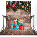 Christmas Background Cloth Photo Studio Backdrops New Year Party Santa Gifts Fam
