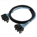 4pcs/set SATA III SAS Data Cable for ServerÃ‚Â SATA 7 Pin to SATA 7 Pin (0.5m)