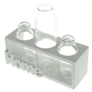 3 Bottle Glass Test Tube Flower Pot Holder Bottle Hydroponic Vase Terrarium