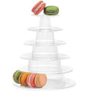 Round 6 Tier Macaron Tower Cake Stand Cupcake Macaroons Display Rack Holder