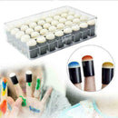 40Pcs/Set Sponge Finger Dauber Ink Pad Children Painting New Graffiti Smud X4Q8