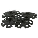 4pcs Replacement Rubber Snowflake Snow Basket for Walking Stick Hiking Poles