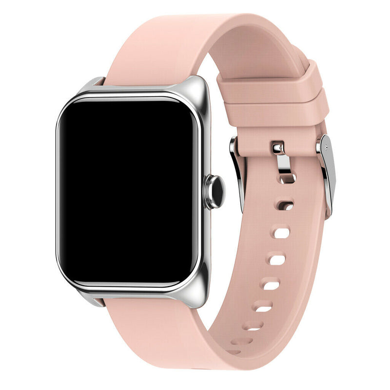 IP67 Bluetooth Heart Rate Monitor Sleep Monitor Smart Watch  Pink