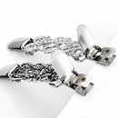 2 Pieces Ancient Cardigan Sweater Collar Clip Brooch Shawl Clips For Women  X3O6