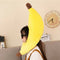 Unisex Funny Banana Hat Yellow Novelty Fancy Dress Party Head Accessory Hat