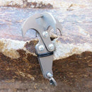 Folding Gravity Grappling Hook Outdoor Cross Climbing Claw Carabiner Tool New