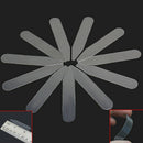 200Pcs Applied Plastic Unisex Formal Dress Shirt Collar Stays Bones Stif BJR