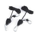 2pcs/pack 1/8 Inches rope ratchet reflector grow light hangers light liftersB Kw