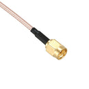 2PCS 39-inch SMA male to BNC Male Adapter Connector RF coaxial Pigtail cabl J4O8