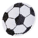 Clothes Sequins Patch Reversible Color Football Paillette Applique for Craft