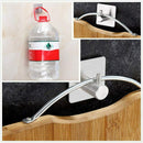 10 self-adhesive hooks, bath towel hook stainless steel hat towel hanger st