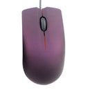 USB Wired Optical Mouse Desktop Laptop PC Ergonomics Office Mice (Purple) A