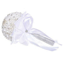 Bride Wedding Bouquet, Crystal Roses Bridesmaid Wedding Bouquet Bridal Arti