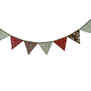 3.2m 12 Flags Retro Floral Flag Banner Pennant Wedding/Birthday Party Decor