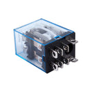 5X(12V DC Coil Power Relay DPDT LY2NJ HH62P-L JQX-13F 10A With PTF08A Sock G1C8)