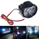 1Pc 6-LED White Motorcycle Headlight Spot Light DRL Driving Fog Waterproof L Gw