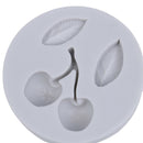 Cherry leaves Silicone Mold Fondant Mould Cake Decorating Tools Chocolate MolR3C