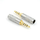 Fashion 4 Pole 3.5mm Stereo Headphone Male Plug Jack Audio Solders Connector TO