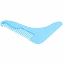 Beard Shaping Tool Lines Comb Template Styling Shaper Brush Guide Stencil Y6B6