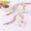 1PC car empty clear perfume glass bottle pendant auto interior home ornament  Z