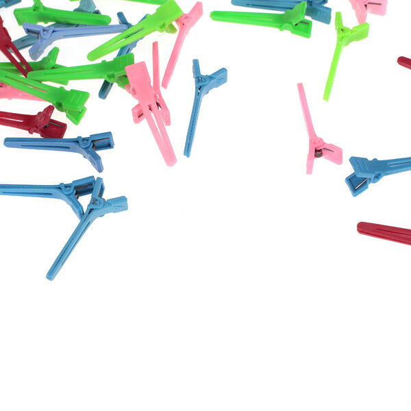 lot 50 Mini Hairdressing Salon Alligator Hair Sectioning Clips Accessories