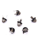 6pcs Guitar Input Output 1/4'' Momo Jack Socket For Electric Guitars Parts