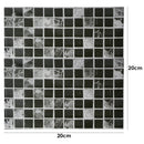 10pcs Tiles Wall Stickers Waterproof Bathroom Kitchen Wallpaper (20x20cm) A
