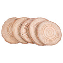 5pcs 9-10cm Blank Natural Wood Slices Circles Log Discs for Drawing DIY Craft