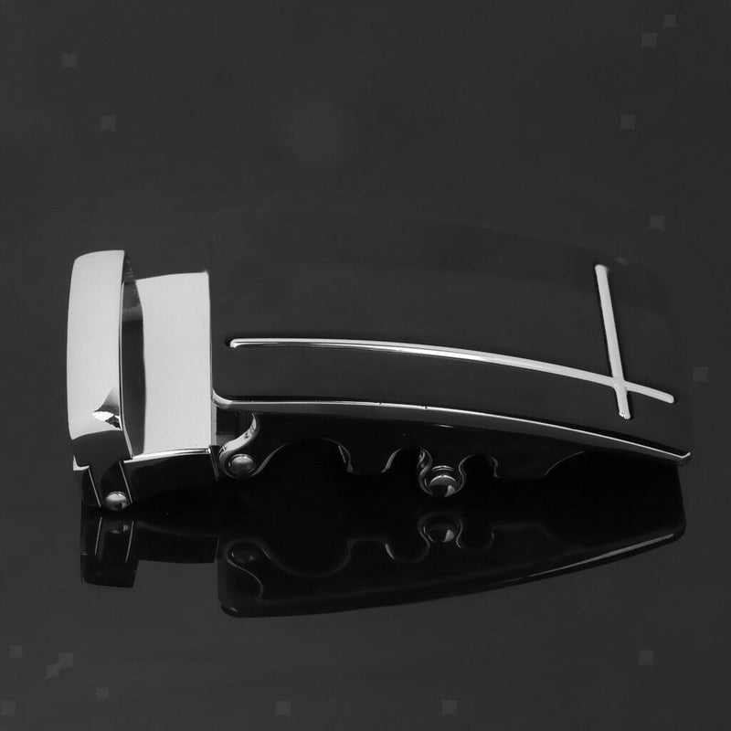 1pc Fashion Men Fashion Brand Belt Buckle Metal Automatic Ratchet Waistband