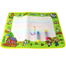 Water drawing mat with 2 drawing pen kid's magic water drawing play mat  LJ